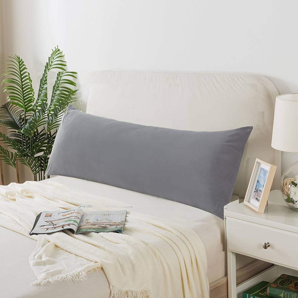 Amazon.com: cretopwin Grey Body Pillow for Adults Shredded